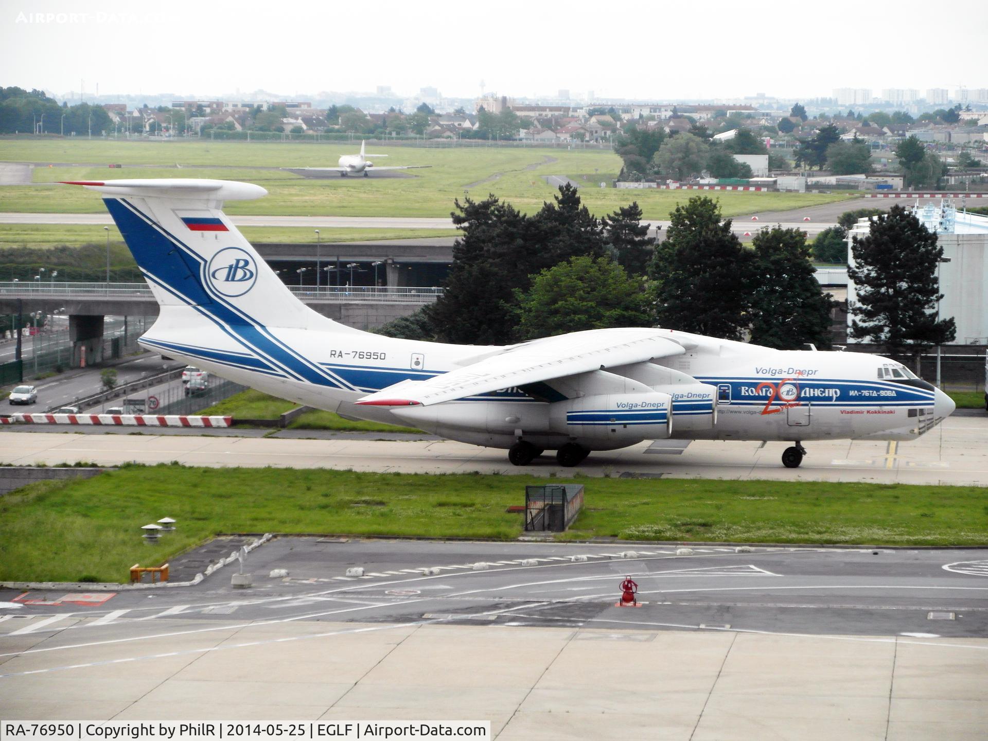 RA-76950, 2004 Ilyushin Il-76TD-90VD, c/n 2043420697, RA-76950 2004 Il-76TD-90VD Volga Dnepr ORY
