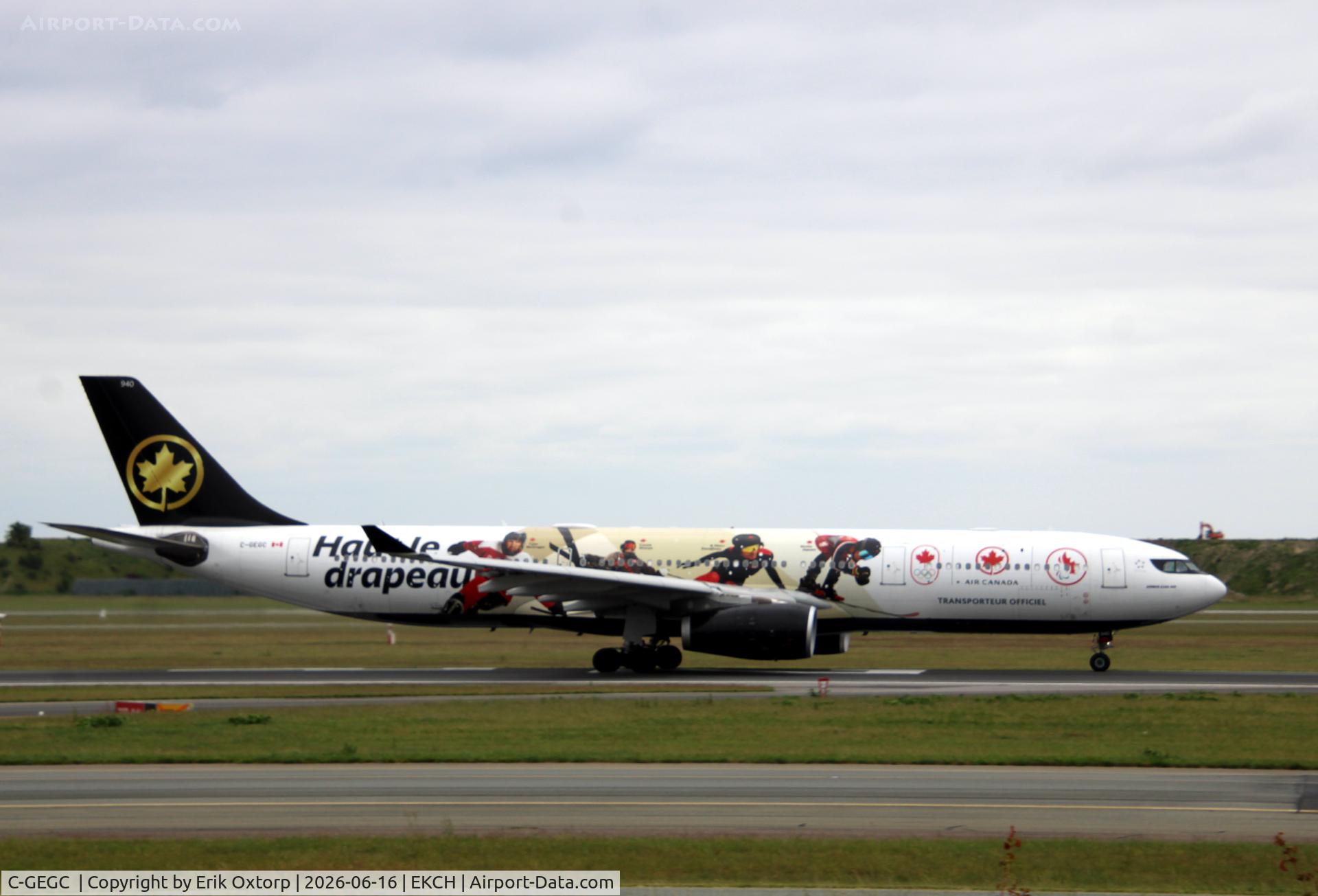 C-GEGC , 2009 Airbus A330-343, c/n 1006, C-GEGC taking off rw 22R