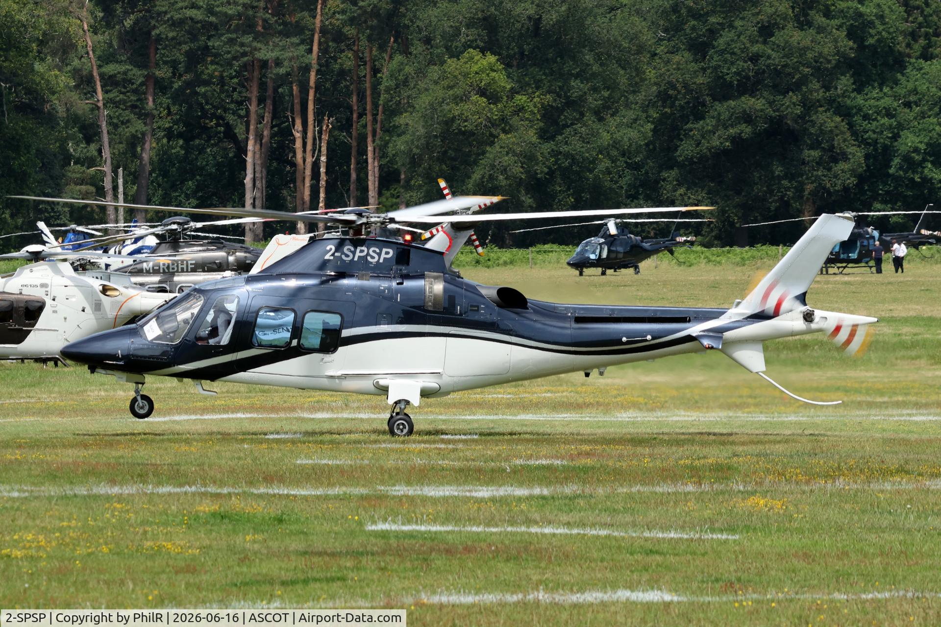 2-SPSP, 2007 Eurocopter EC-155B-1, c/n 6771, 2-SPSP 2012 Agusta Westland AW109SP Grand New Ascot Heliport 16.06.26 