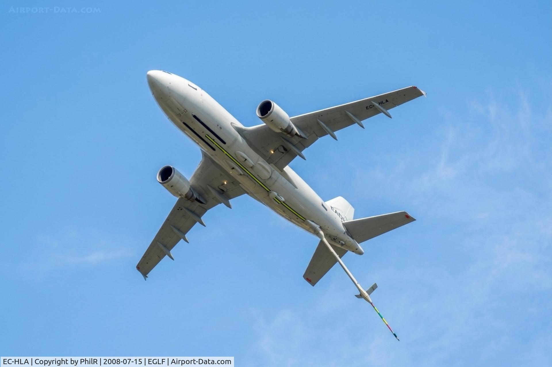 EC-HLA, Airbus A310-324/MRTT, c/n 489, EC-HLA 1988 EADS CASA B10 Tanker (A310-300) SBAC 
