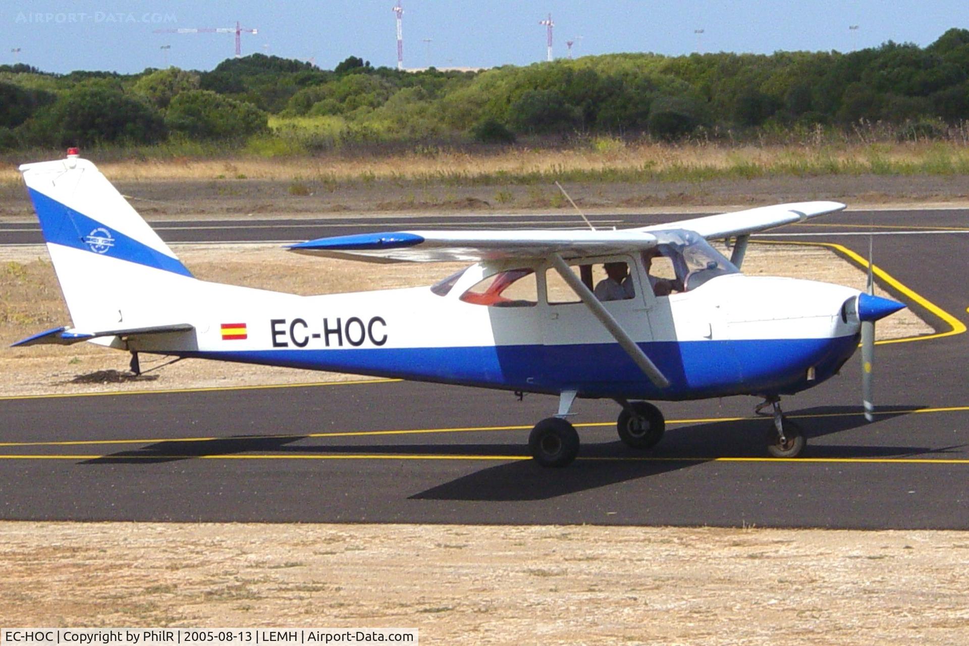 EC-HOC, Reims Cessna F172G Skyhawk, c/n F172-0296, EC-HOC 1966 Cessna F172G Skyhawk Aero Club de Mahon Menorca 

