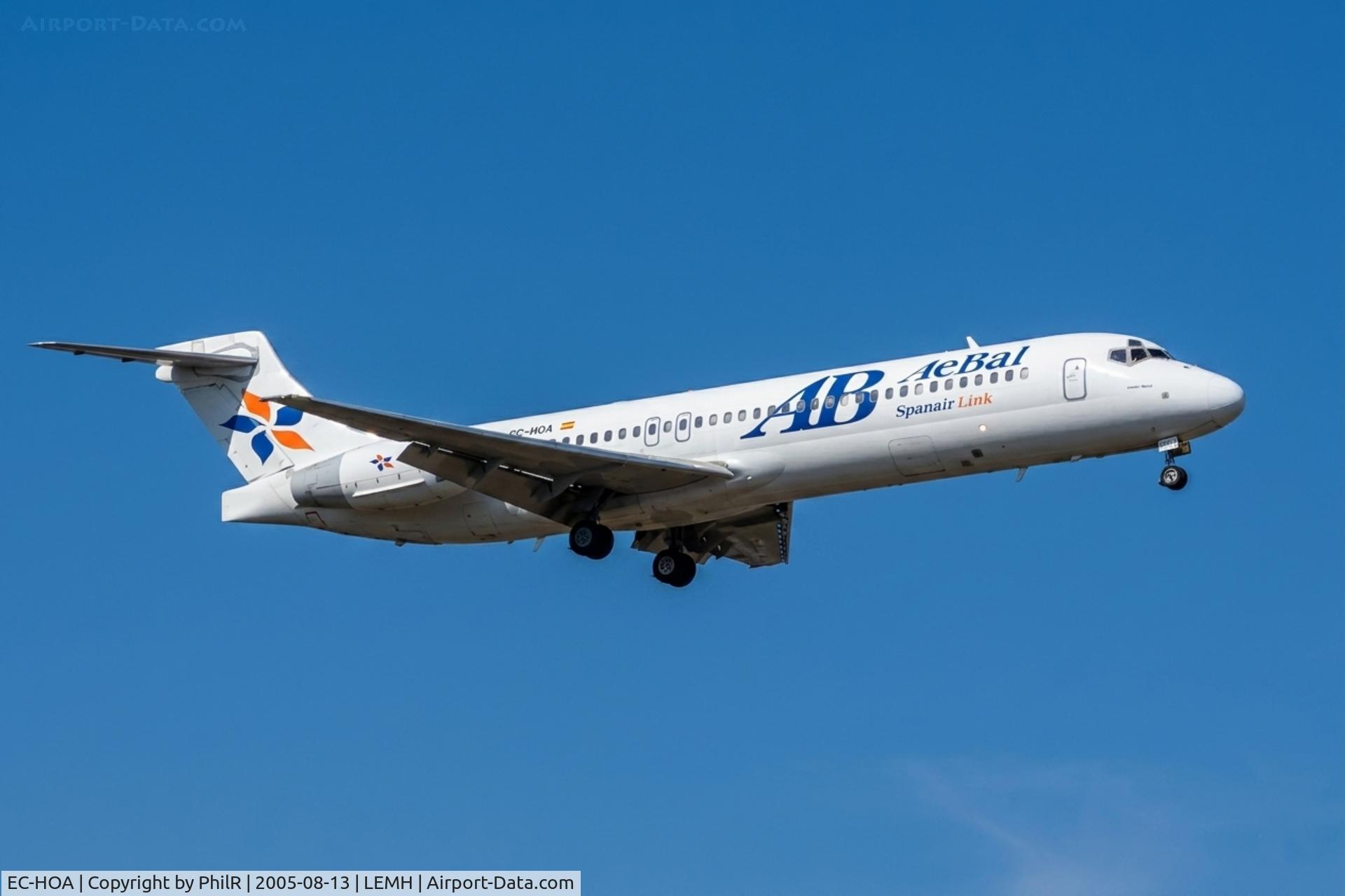 EC-HOA, 2000 Boeing 717-2CM, c/n 55061, EC-HOA 2000 B717 AeBal Menorca 