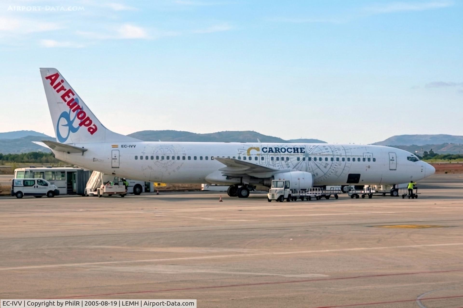 EC-IVV, 2000 Boeing 737-883, c/n 28323 l/n 625, EC-IVV 2000 B737 Aer Europa Menorca 
