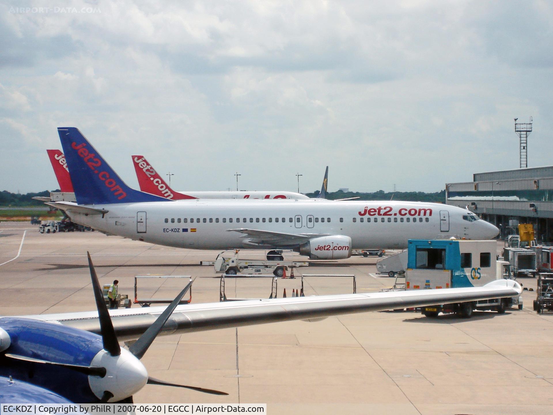 EC-KDZ, 1995 Boeing 737-46J, c/n 27826 l/n 2694, EC-KDZ 1995 B737-400 Jet 2 MAN
