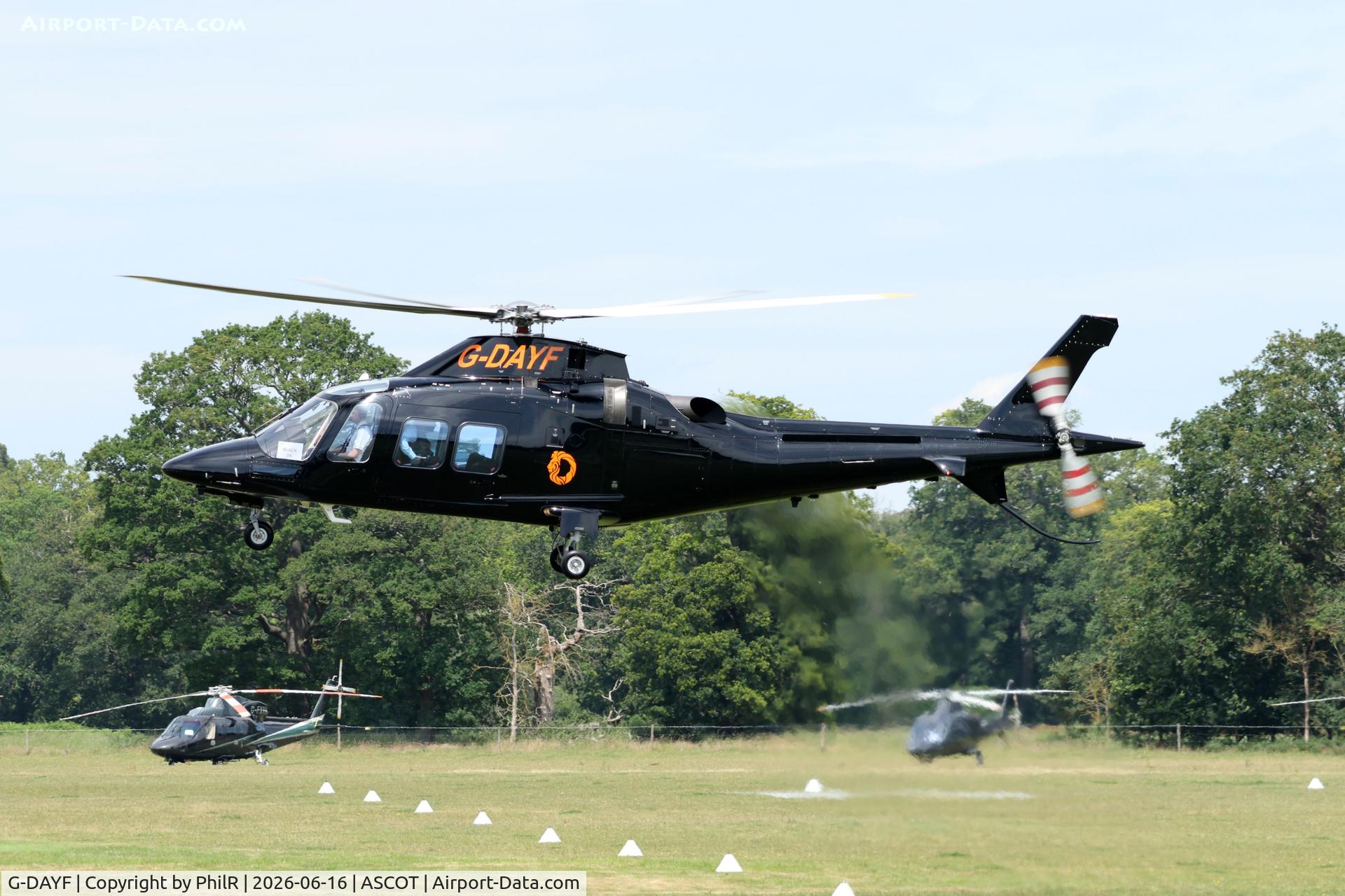 G-DAYF, 2010 Agusta AW-109SP Grand New, c/n 22216, G-DAYF 2010 Agusta AW109SP Grand New Ascot Heliport 
