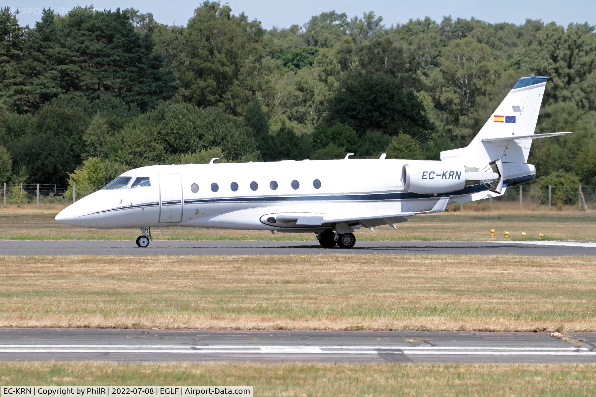 EC-KRN, 2008 Gulfstream Aerospace G200, c/n 188, EC-KRN 2008 IAI Gulfstream G200 Farnborough
