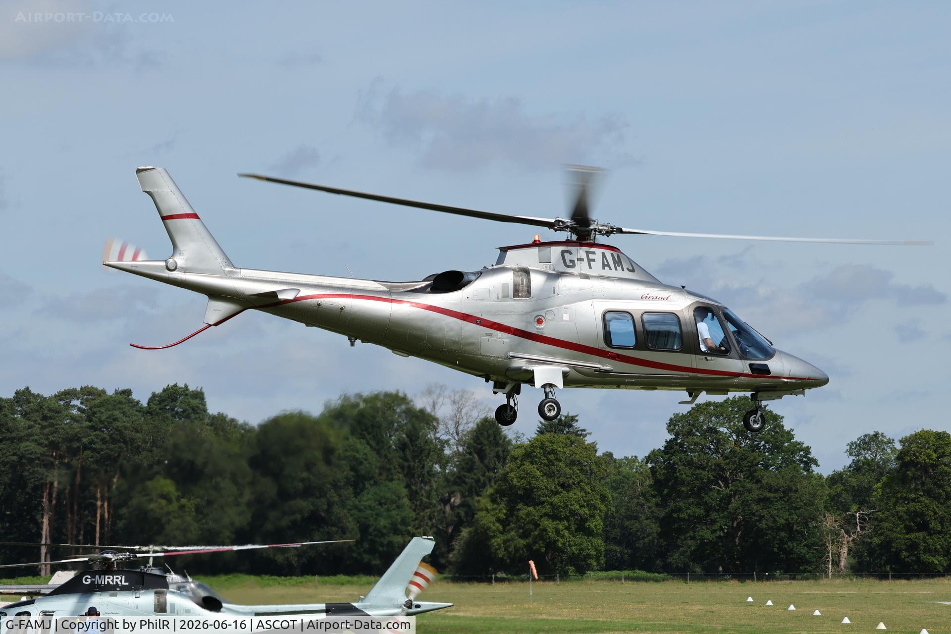 G-FAMJ, 2006 Agusta A109S Grand, c/n 22015, G-FAMJ 2006 Agusta 109S Grand Ascot Helipor
