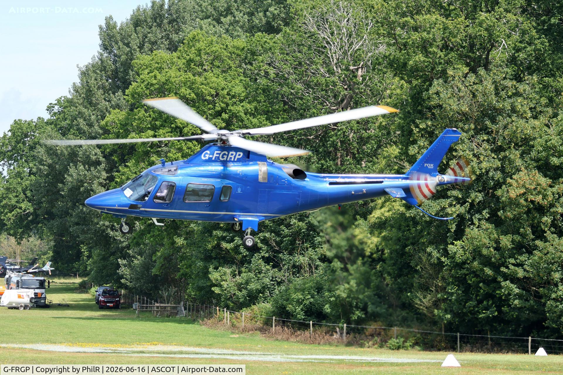 G-FRGP, Leonardo AW109SP GrandNew, c/n 22447, G-FGRP 2003 Agusta A109E Ascot Heliport 
