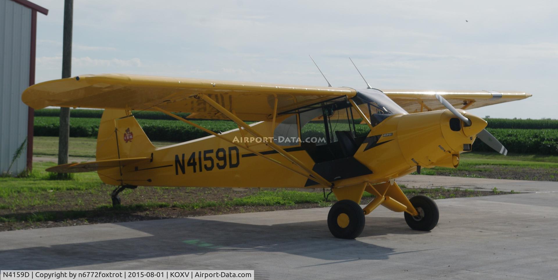 N4159D, 1994 Piper PA-18-150 Super Cub, c/n 1809110, ON THE RAMP