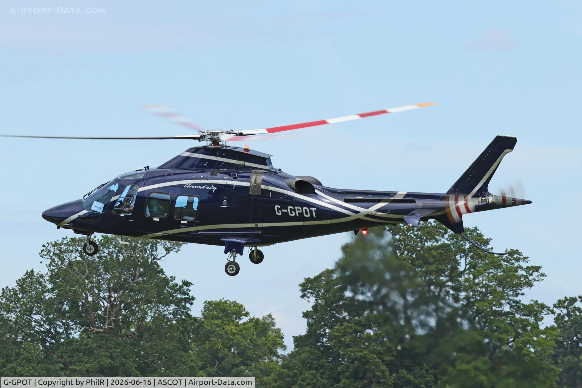 G-GPOT, 2012 AgustaWestland AW-109SP GrandNew, c/n 22259, G-GPOT 2012 Agusta Westland AW109SP Grand New Ascot Heliport