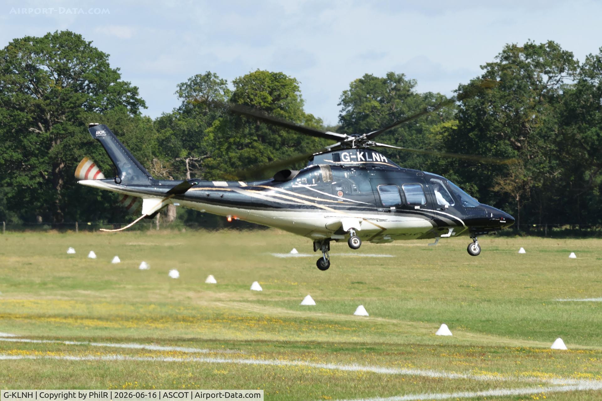 G-KLNH, 2016 AgustaWestland AW-109SP Grand New, c/n 22364, G-KLNH 2016 Leonardo AW109SP Grand New Ascot Heliport 
