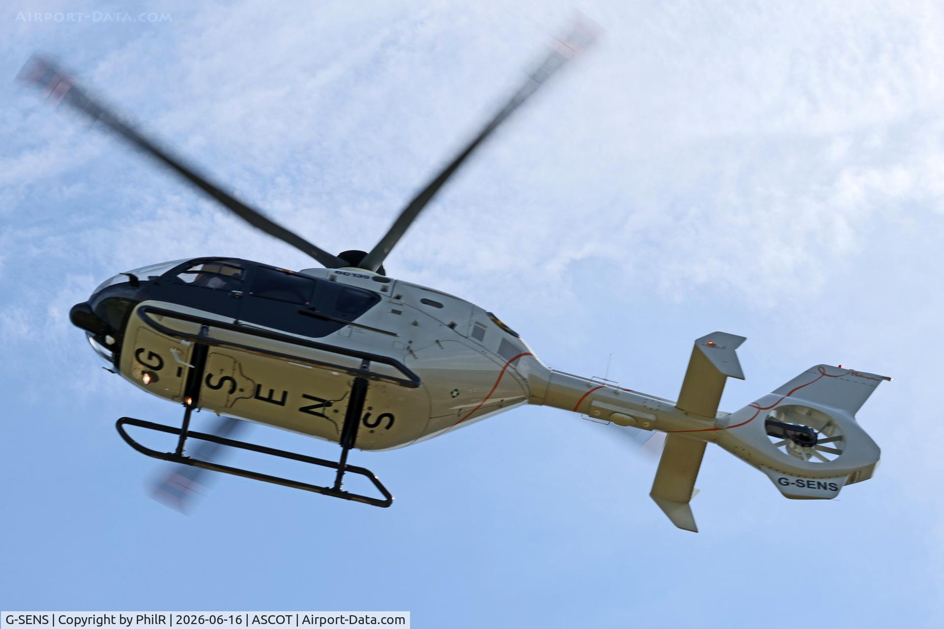 G-SENS, 2009 Eurocopter EC-135T-2+, c/n 0833, G-SENS 2009 Airbus EC135 T2+ Ascot Heliport 
