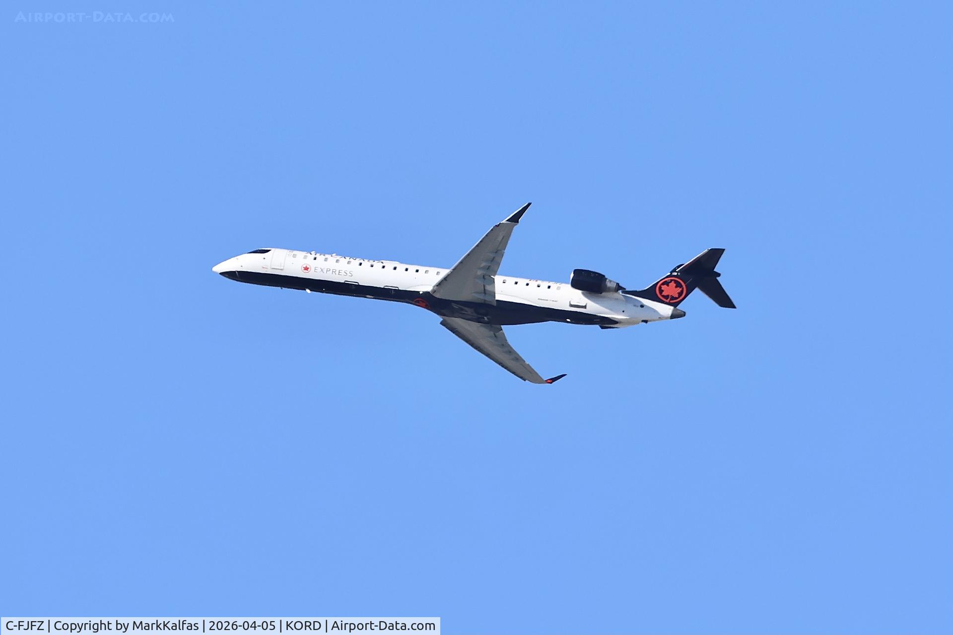 C-FJFZ, 2020 bombadier CRJ-900LR, c/n 15494, CRJ9 JAZZ / Air Canada Express CRJ-900LR C-FJFZ departing 27L KORD 	