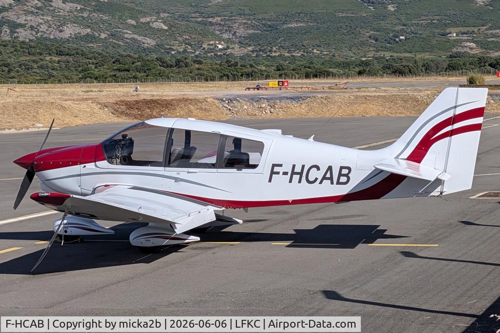 F-HCAB, Robin DR-400-180 Regent, c/n 2615, Parked with new livery