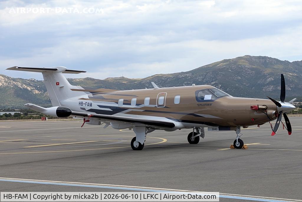 HB-FAM, 2025 Pilatus PC-12/47G PRO, c/n 3040, Parked