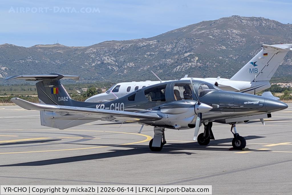 YR-CHO, Diamond DA 62, c/n 62.110, Parked