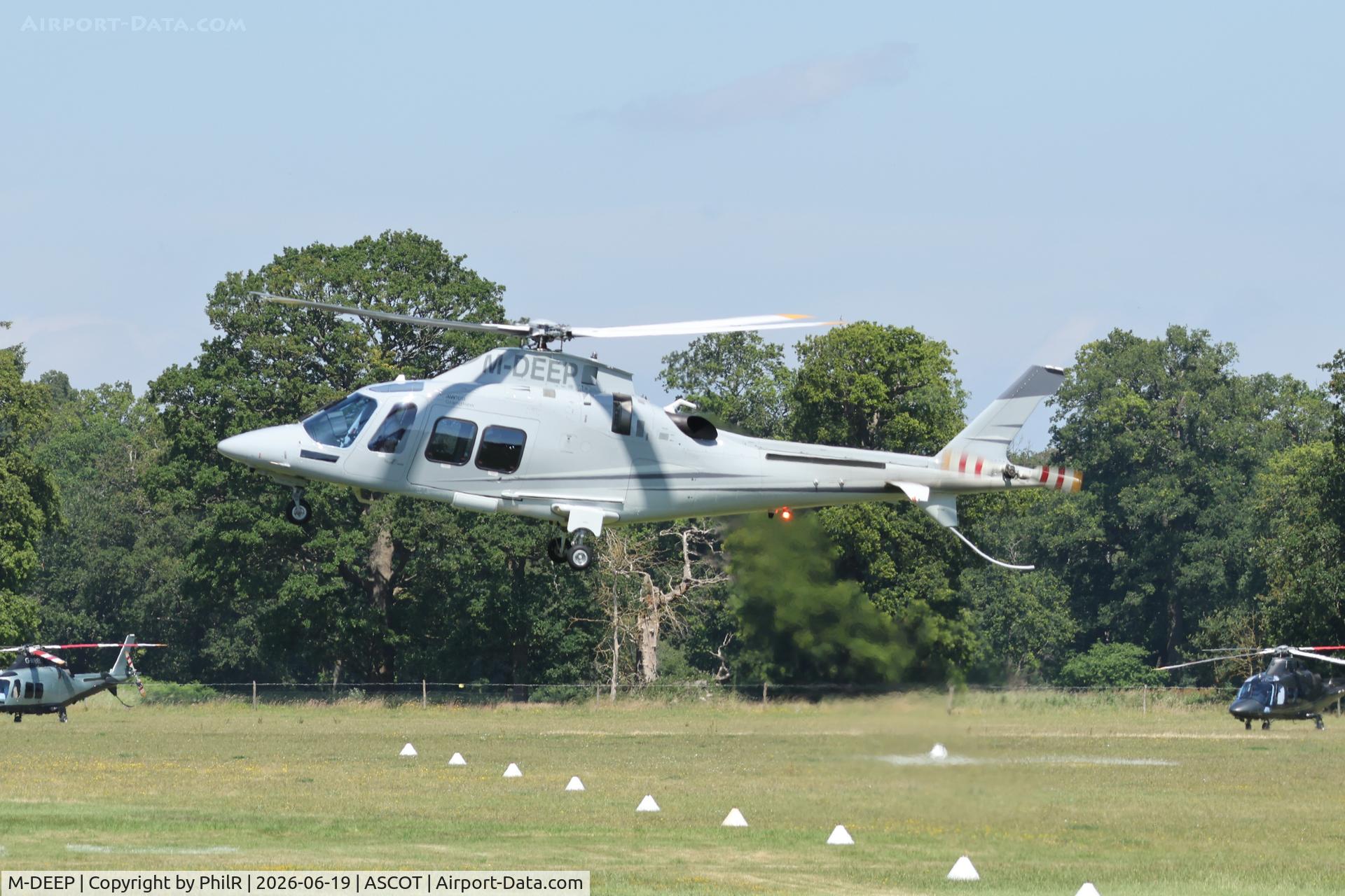M-DEEP, Leonardo SPA AW109SP GrandNew, c/n 22458, M-DEEP 2024 Leonardo AW109SP Grand New Ascot Heliport 

