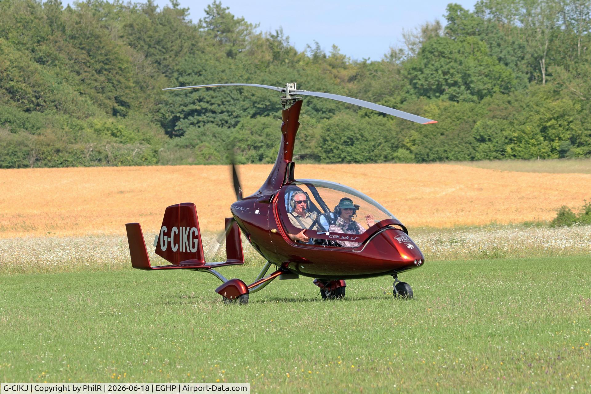 G-CIKJ, 2014 Ace Aviation Easy Riser Spirit, c/n EAT 175, G-CIKJ 2014 Rotorsport UK Calidus Popham 