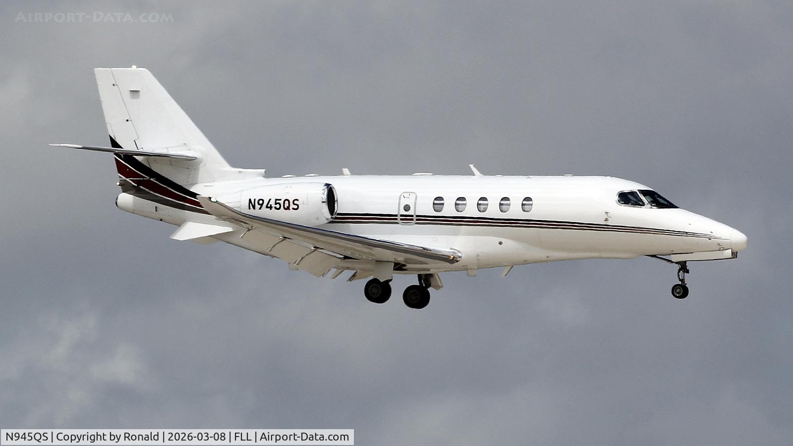 N945QS, 2025 Cessna 680A Citation Latitude, c/n 680A0378, at fll