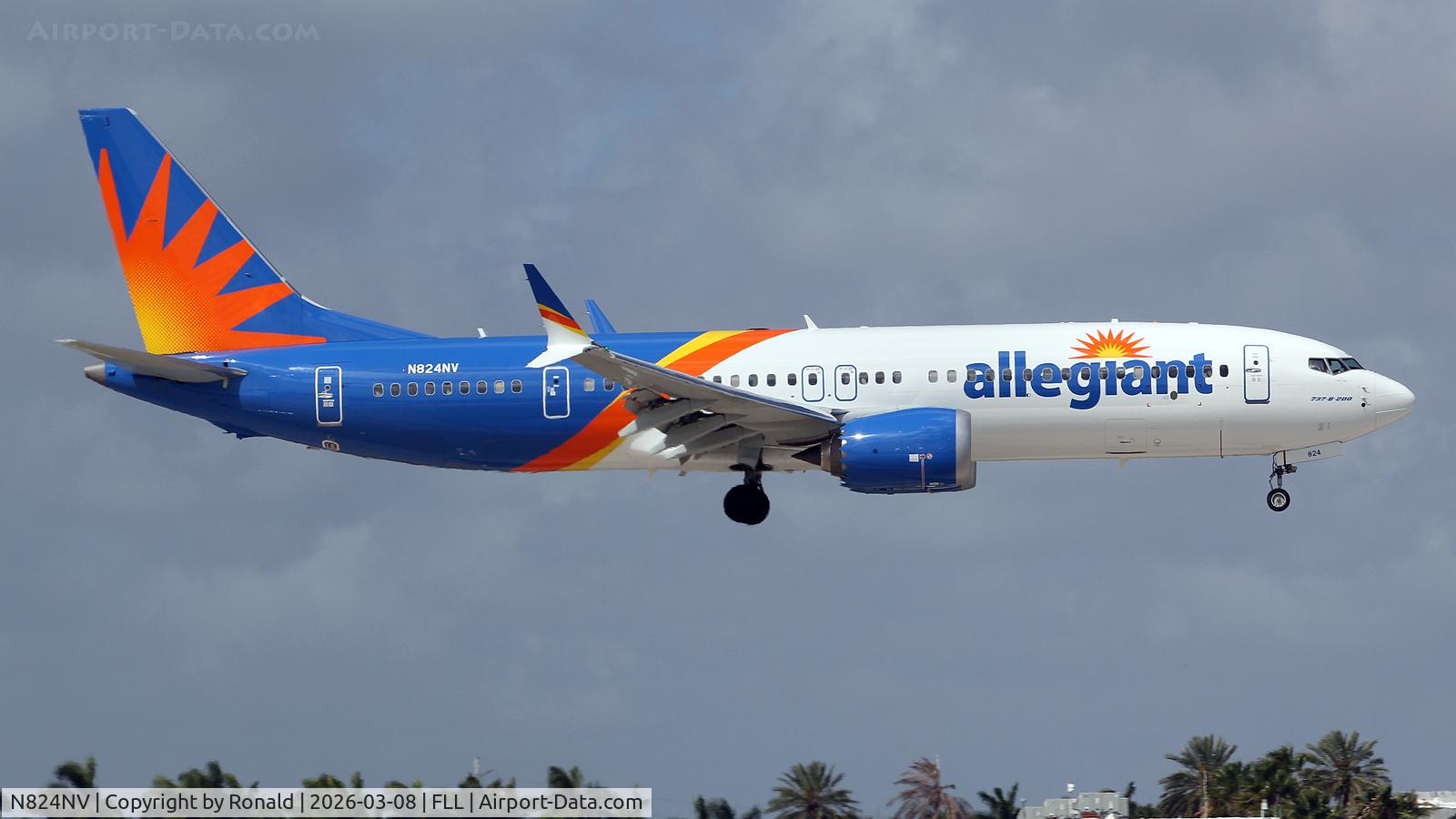 N824NV, 2021 Airbus A220-300, c/n 55113, at fll