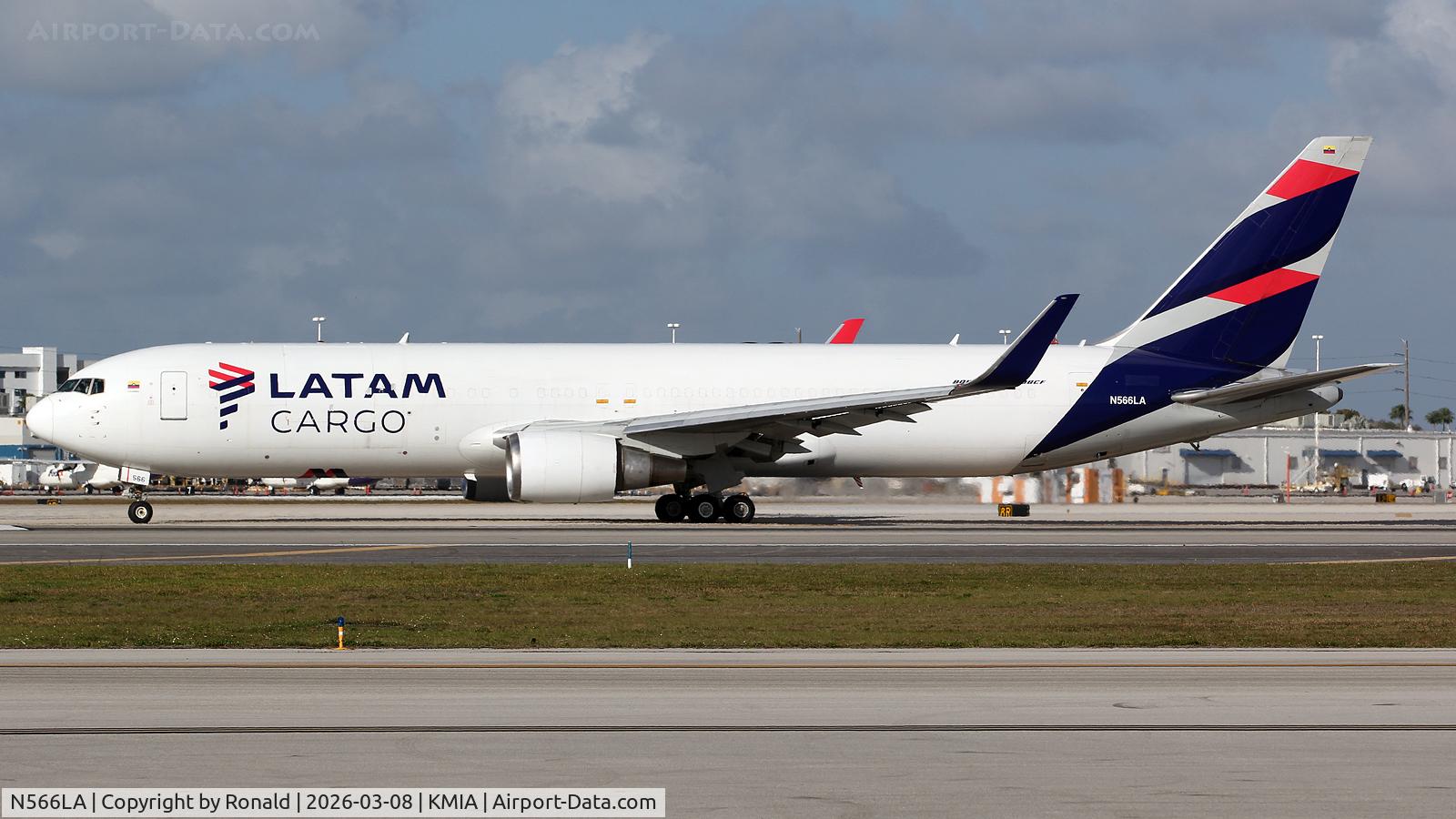 N566LA, 2011 Boeing 767-316ER(BCF), c/n 40798 l/n 1011, at mia