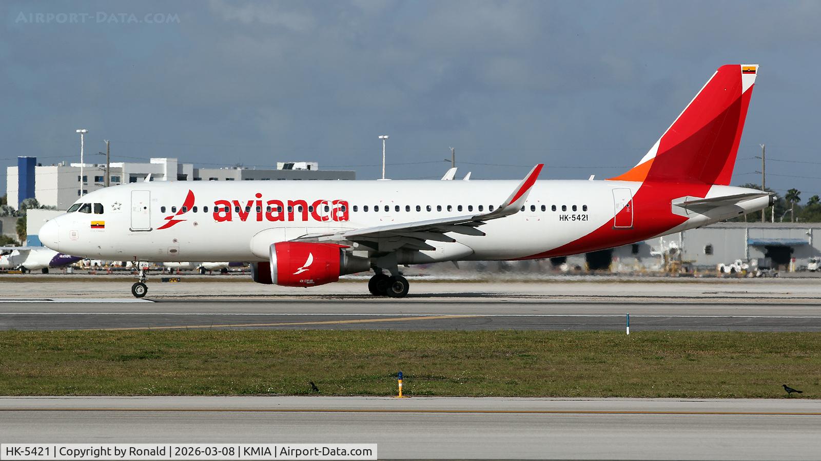 HK-5421, 2015 Boeing 737-823, c/n 31217 l/n 5413, at mia