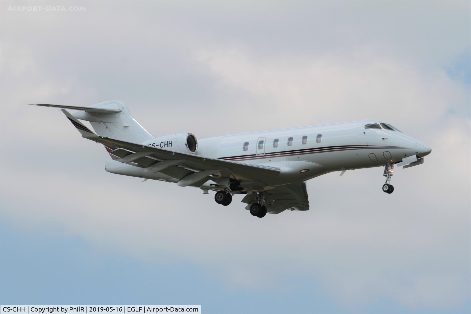 CS-CHH, 2018 Bombardier Challenger 350 (BD-100-1A10), c/n 10727, CS-CHH 2017 Bombardier Challenger 35 Farnborough 
