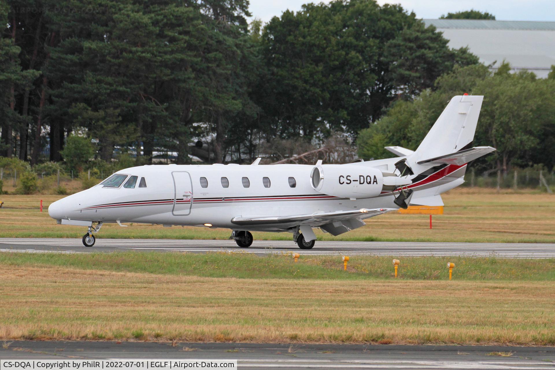 CS-DQA, 2008 Cessna 560XL Citation XLS, c/n 560-5798, CS-DQA 2008 Cessna 560XL Citation XLS Farnborough 
