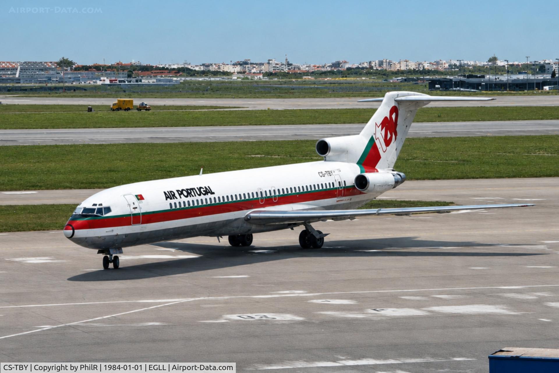 CS-TBY, 1981 Boeing 727-282, c/n 22430 l/n 1715, CS-TBY 1981 B727-200 TAP LHR 
