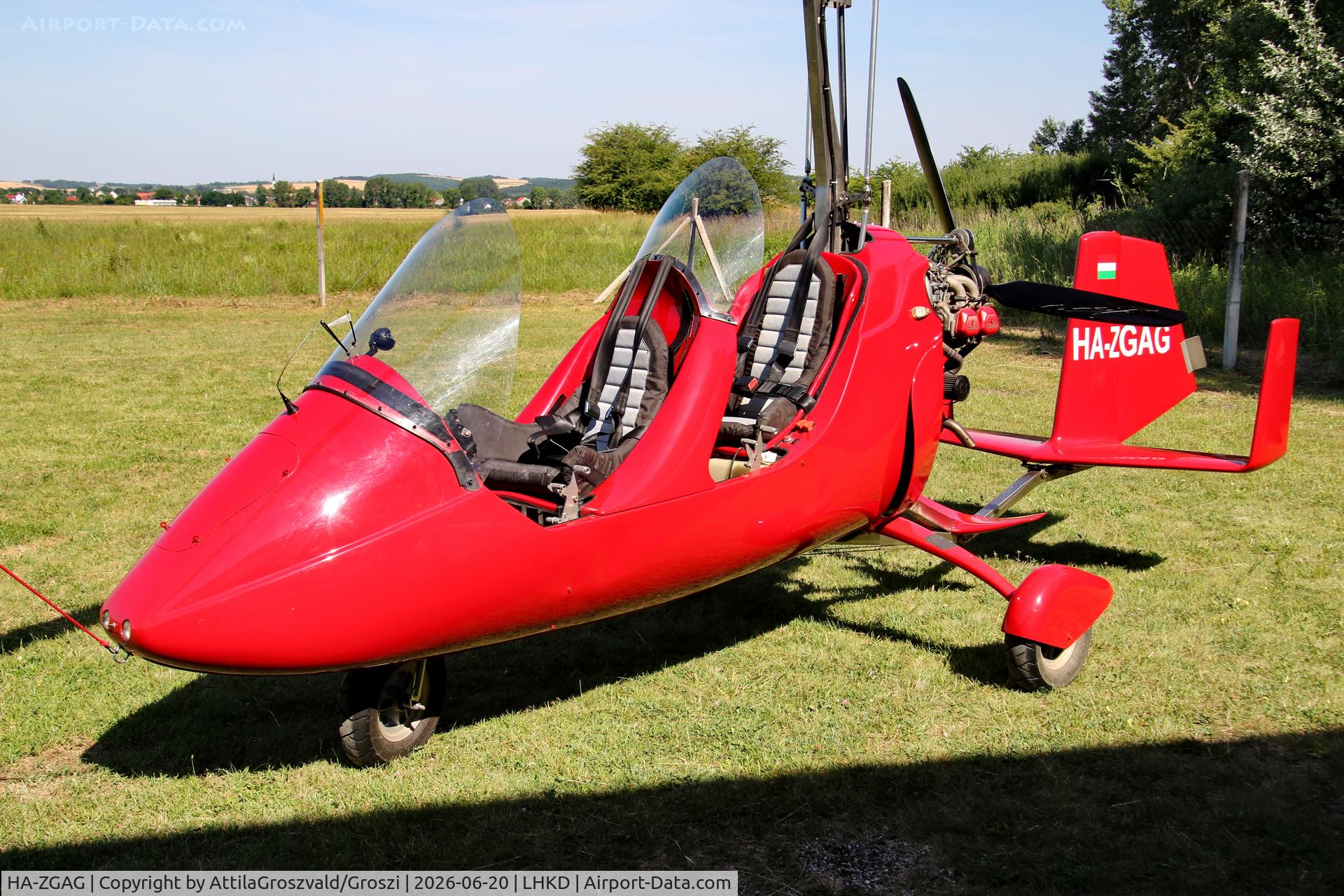 HA-ZGAG, AutoGyro Europe MTO3, c/n 07G50, LHKD - Kecskéd Airport, Hungary