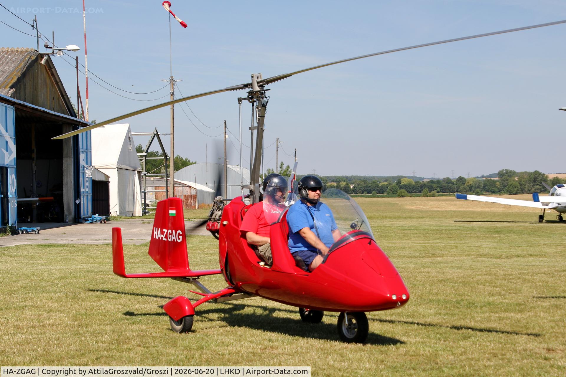 HA-ZGAG, AutoGyro Europe MTO3, c/n 07G50, LHKD - Kecskéd Airport, Hungary