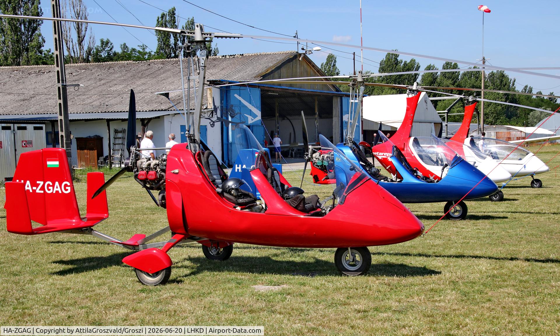HA-ZGAG, AutoGyro Europe MTO3, c/n 07G50, LHKD - Kecskéd Airport, Hungary