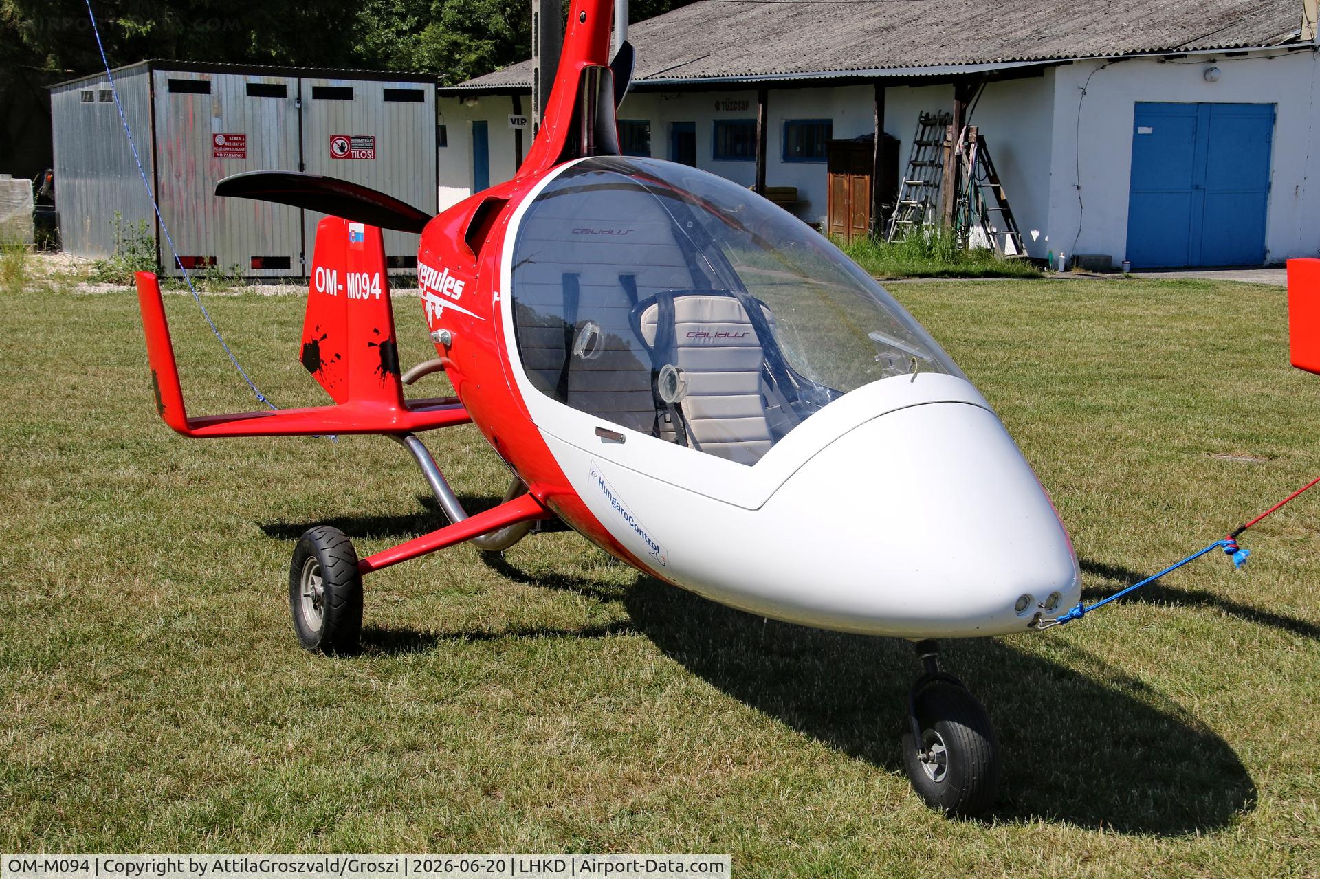 OM-M094, 2010 AutoGyro Europe Calidus, c/n D10C35, LHKD - Kecskéd Airport, Hungary