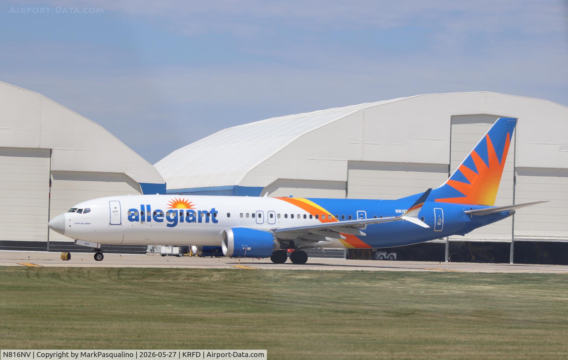 N816NV, 2025 Boeing 737-8-200 MAX, c/n 68011 l/n 9052, Boeing 737-8-200 MAX