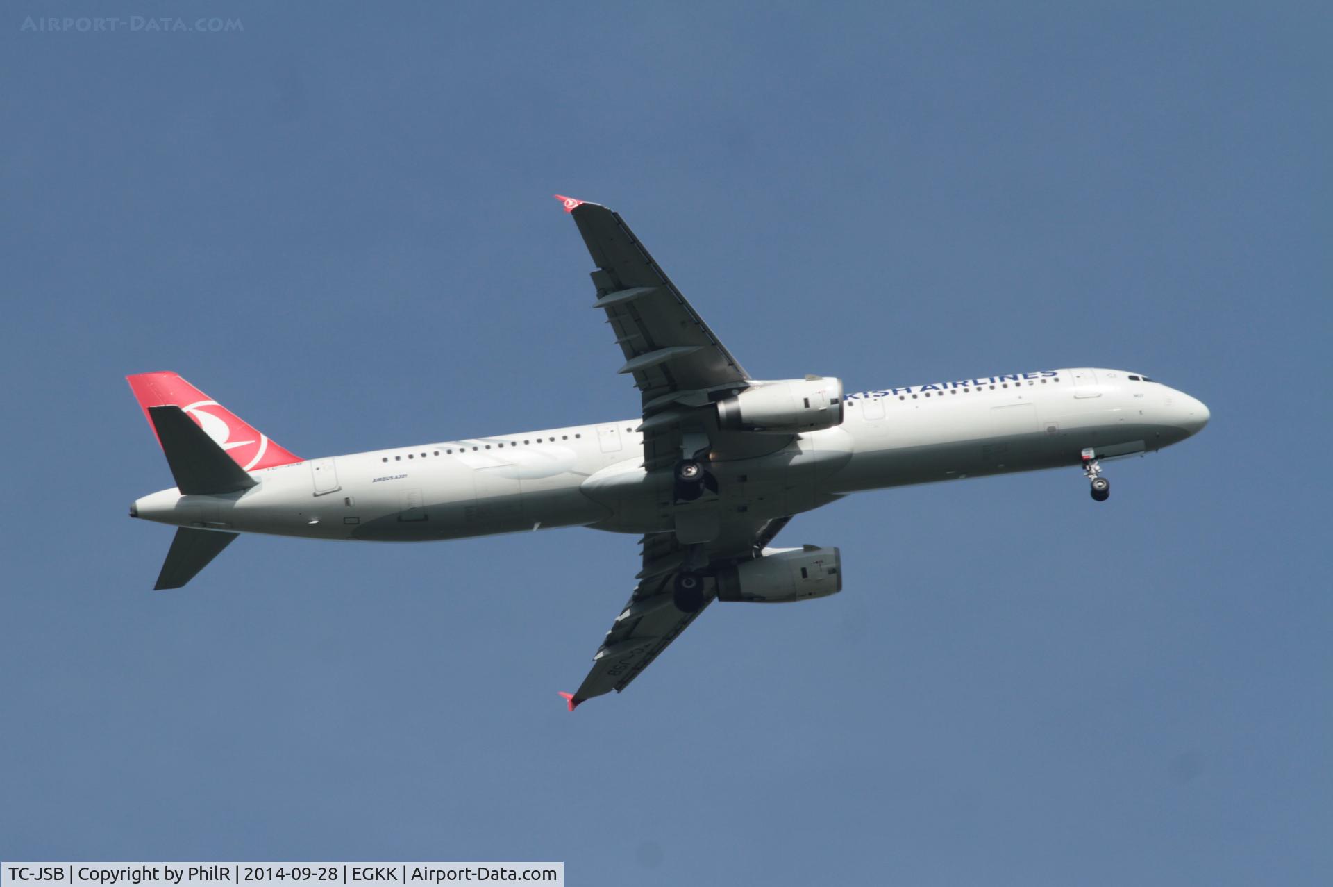 TC-JSB, 2012 Airbus A321-231, c/n 5205, TC-JSB 2012 THY A321-200 Kingsfold Rally
