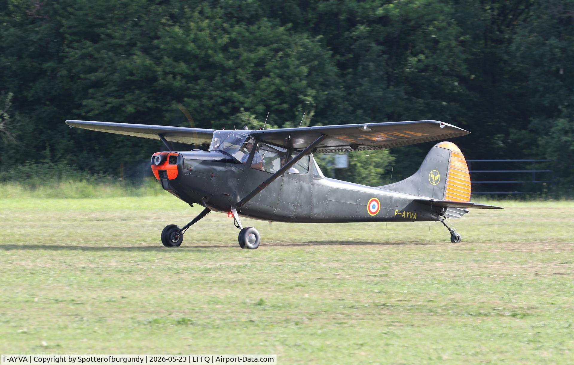 F-AYVA, Cessna L-19E Bird Dog Bird Dog, c/n 24522, 2026 airshow