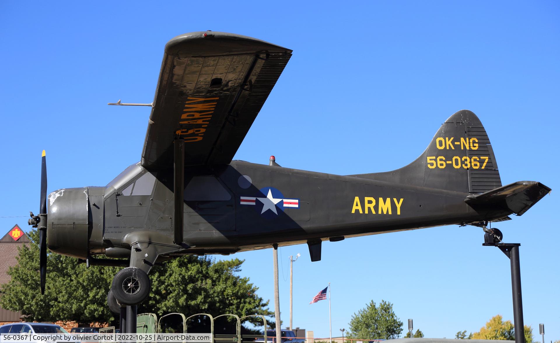 56-0367, 1956 De Havilland Canada U-6A Beaver, c/n 1062/1668 (56-0367), 45th inf div museum