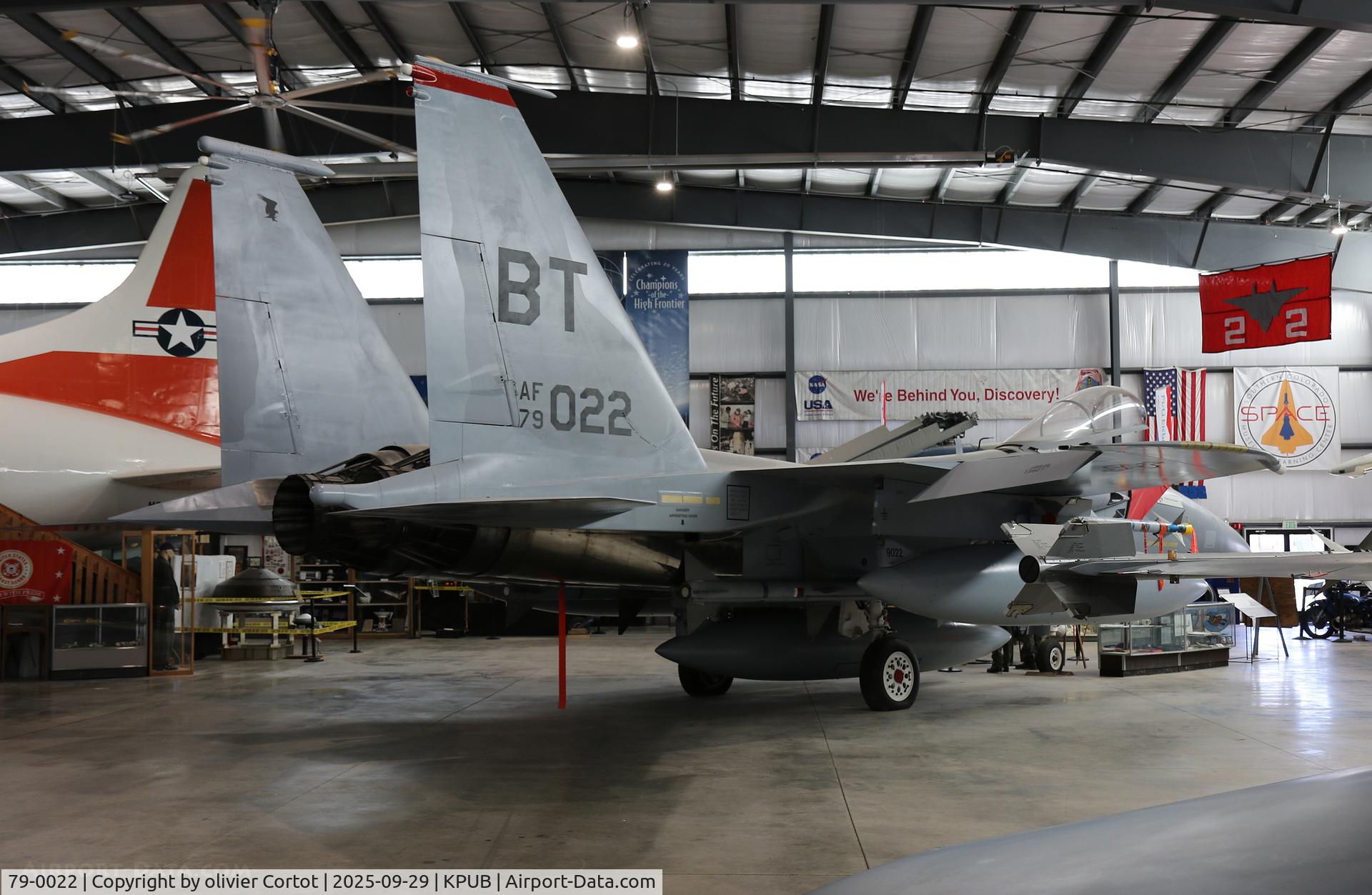 79-0022, 1979 McDonnell Douglas F-15C Eagle, c/n 0554/C091, now at the Pueblo air museum
