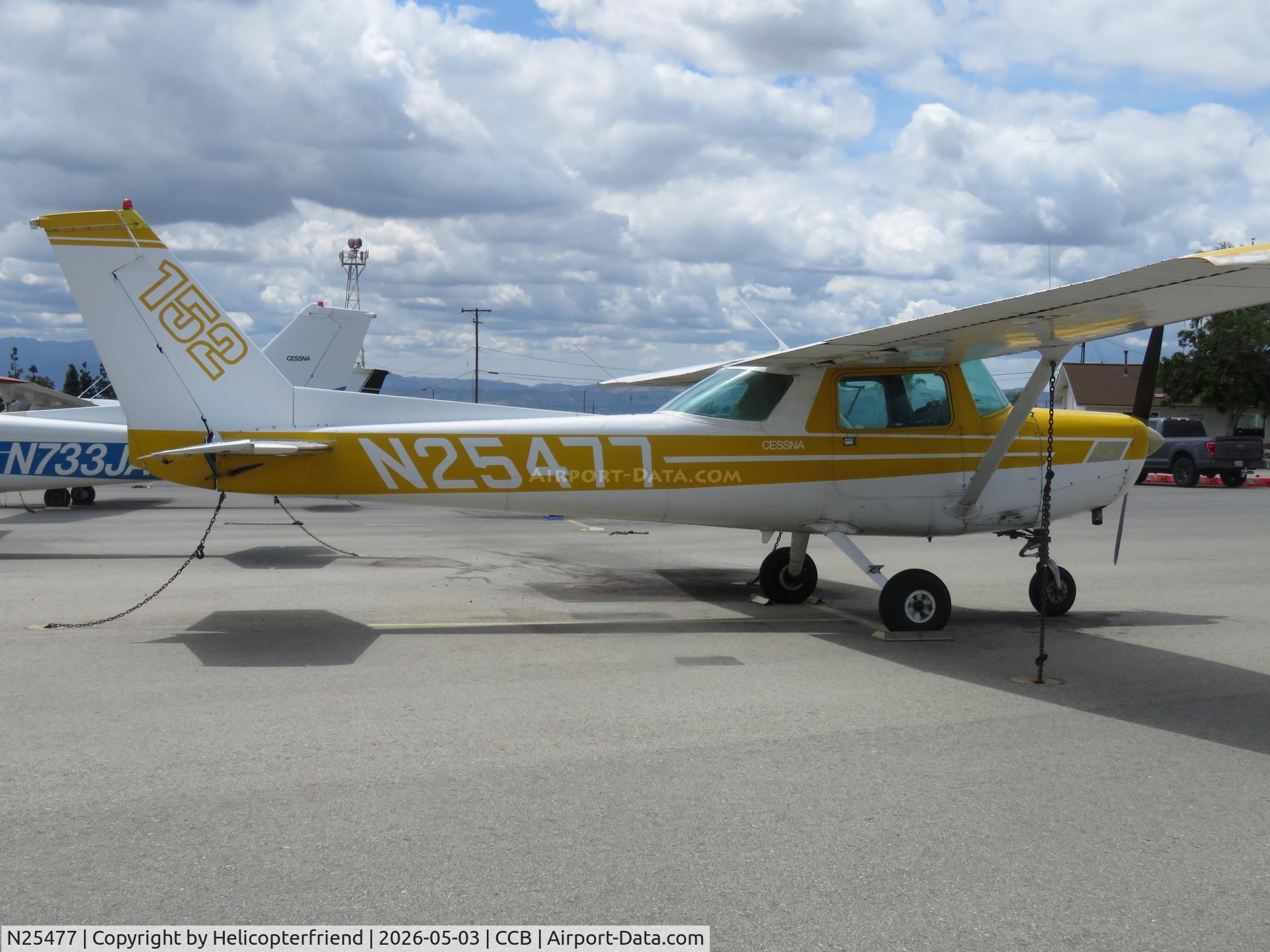 N25477, 1977 Cessna 152, c/n 15280681, Parked