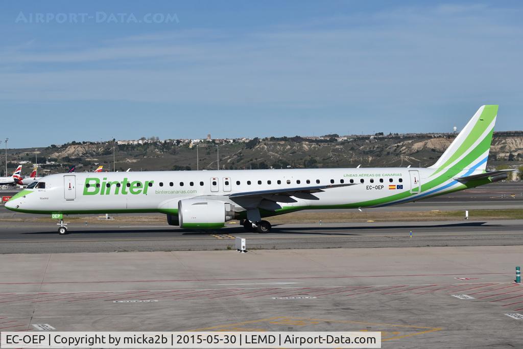 EC-OEP, 2023 Embraer E195-E2 (ERJ 190-400 STD), c/n 19020119, Taxiing