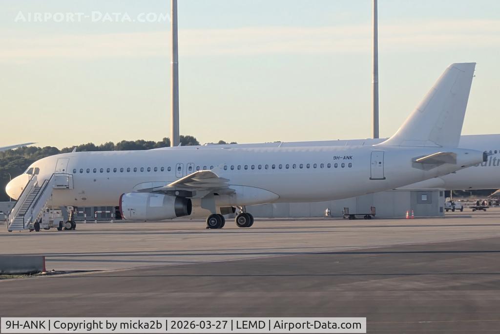 9H-ANK, 2007 Airbus A320-232, c/n 3308, Parked