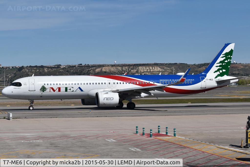T7-ME6, 2020 Airbus A321-271NX, c/n 10174, Taxiing