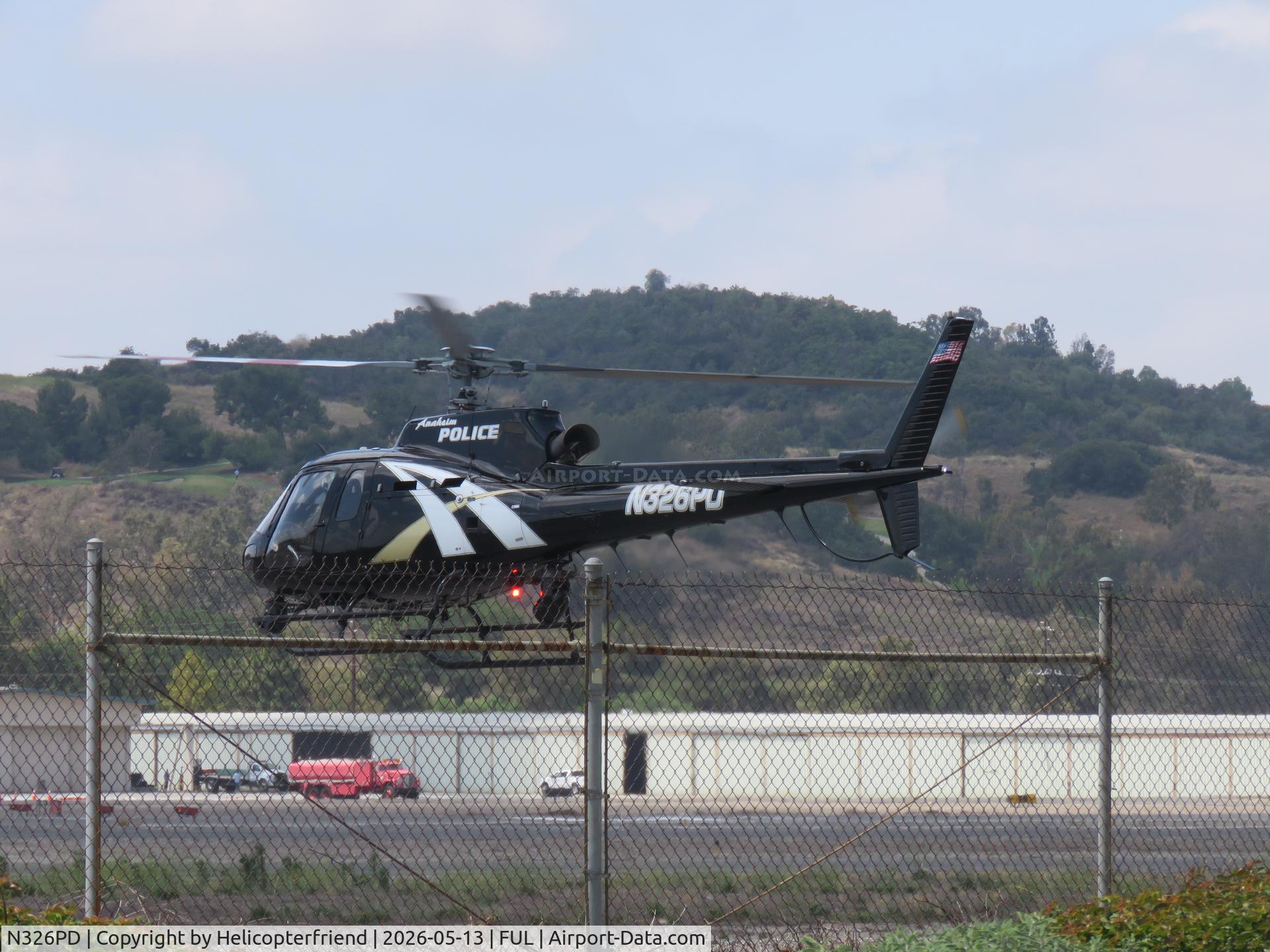 N326PD, 2008 Aerospatiale AS-350B-2 Ecureuil, c/n 4555, Lifting off from hanger