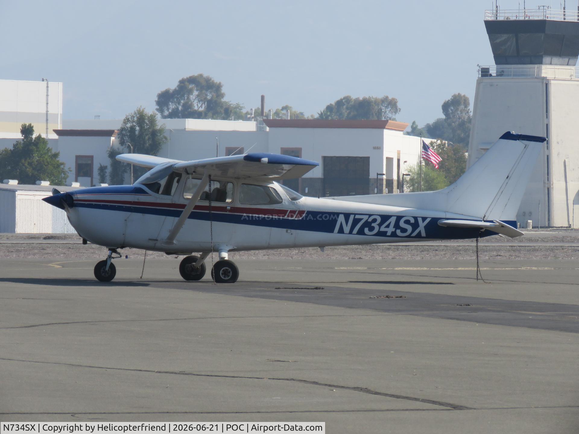 N734SX, 1977 Cessna 172N, c/n 17269087, Parked in transit parking