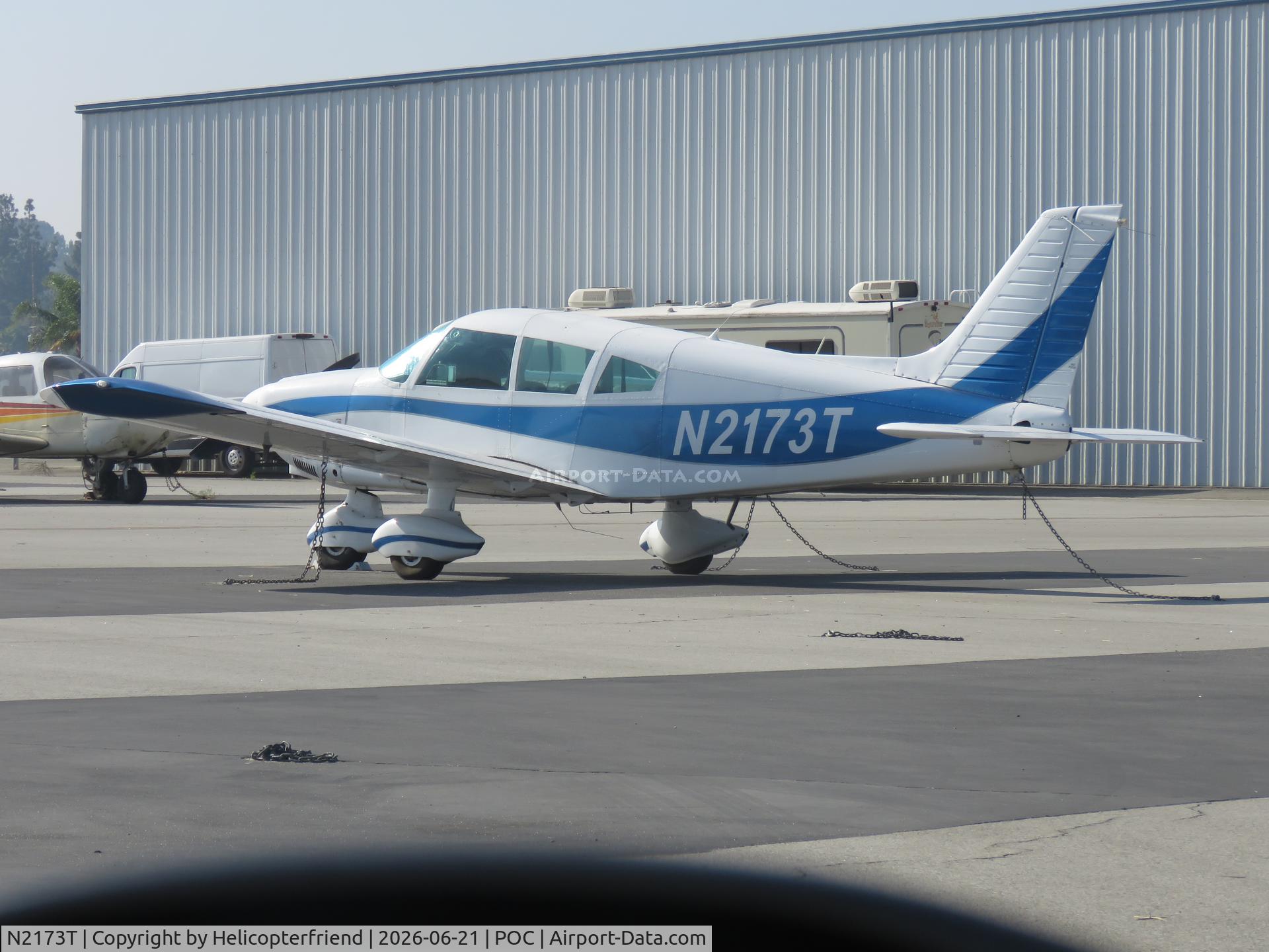 N2173T, 1971 Piper PA-28-180, c/n 28-7205033, Parked in east transit parking