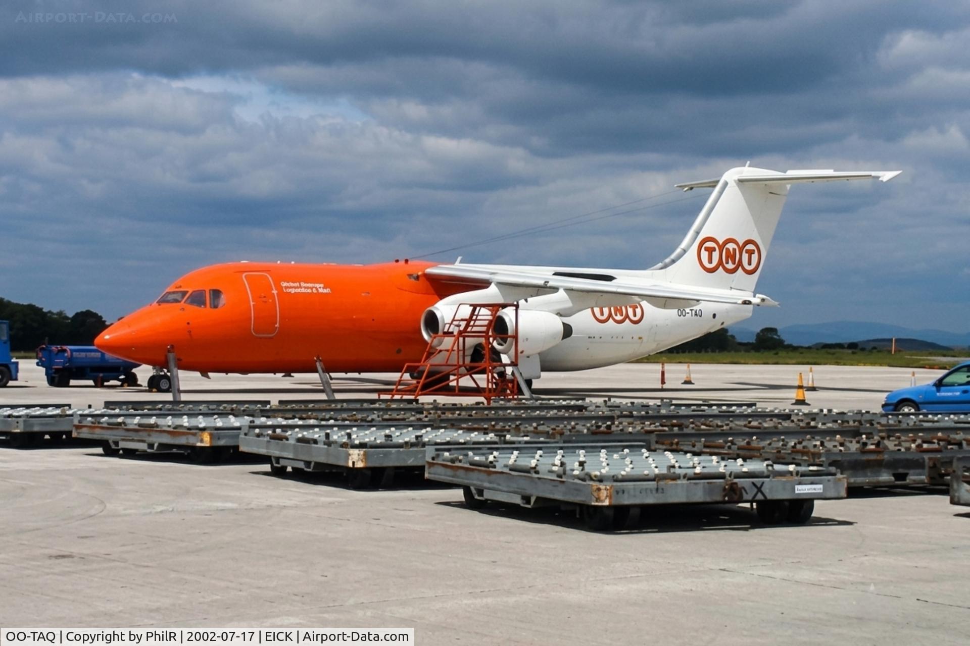 OO-TAQ, 1986 British Aerospace BAe.146-200QT Quiet Trader, c/n E2078, OO-TAQ 1987 BAe146 200QT TNT ORK 