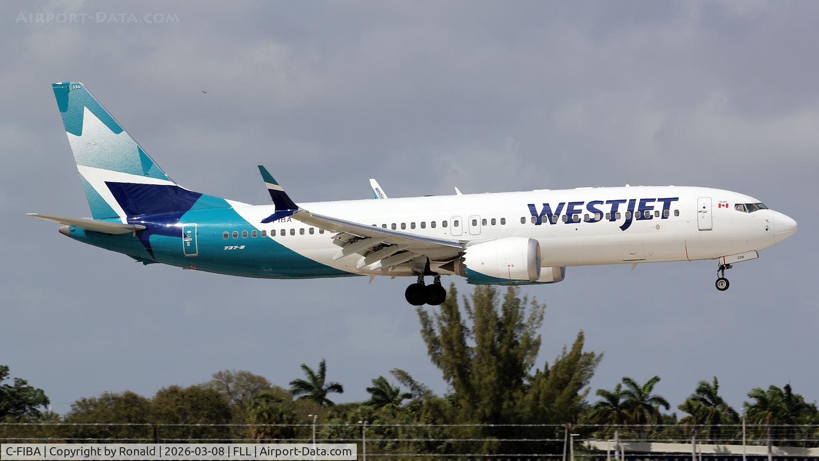 C-FIBA, 2024 Boeing 737 MAX 8, c/n 60552 l/n 8963, at fll
