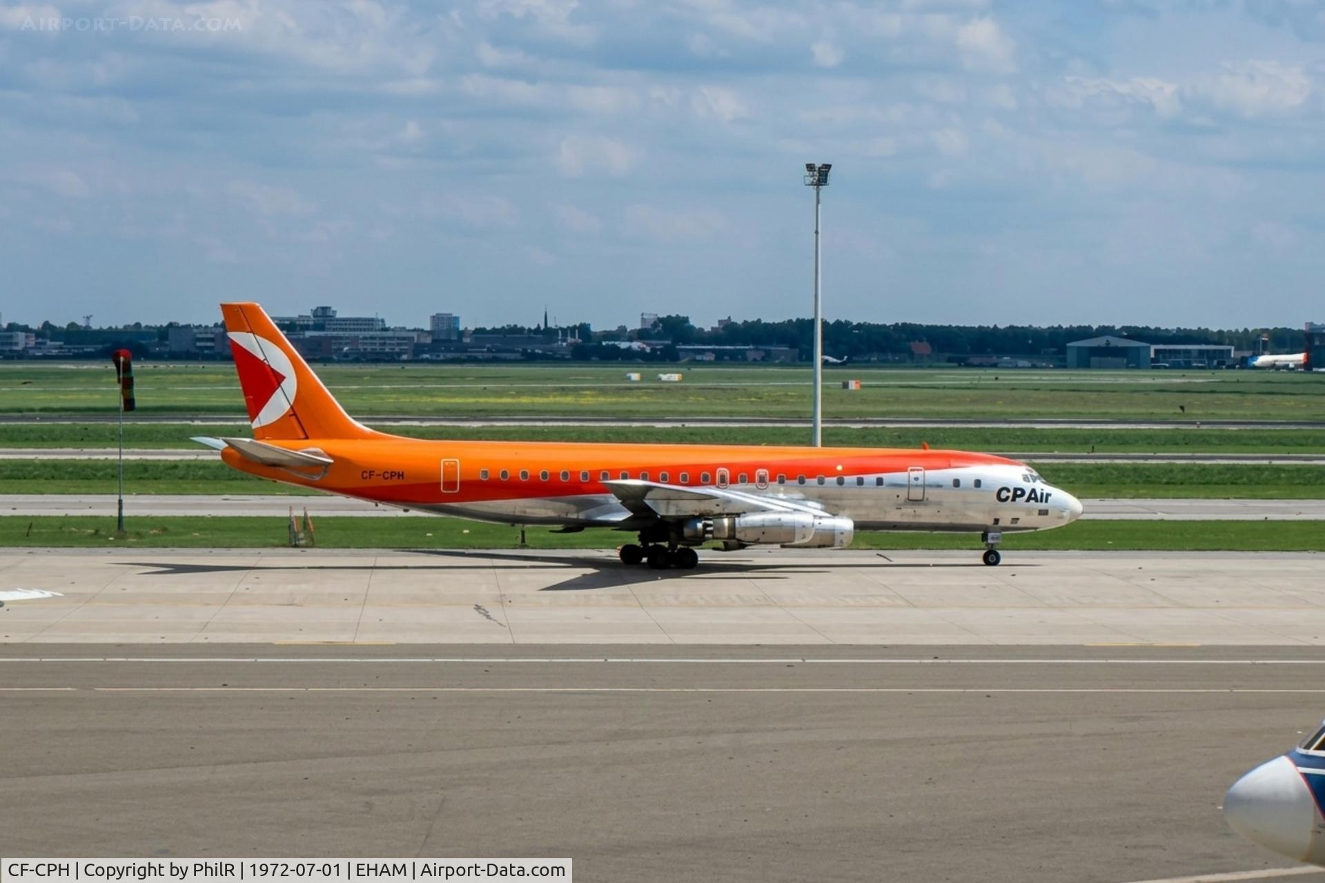 CF-CPH, 1961 Douglas DC-8-43, c/n 45621, CF-CPH 1961 Douglas DC8-43 CP Air AMS 