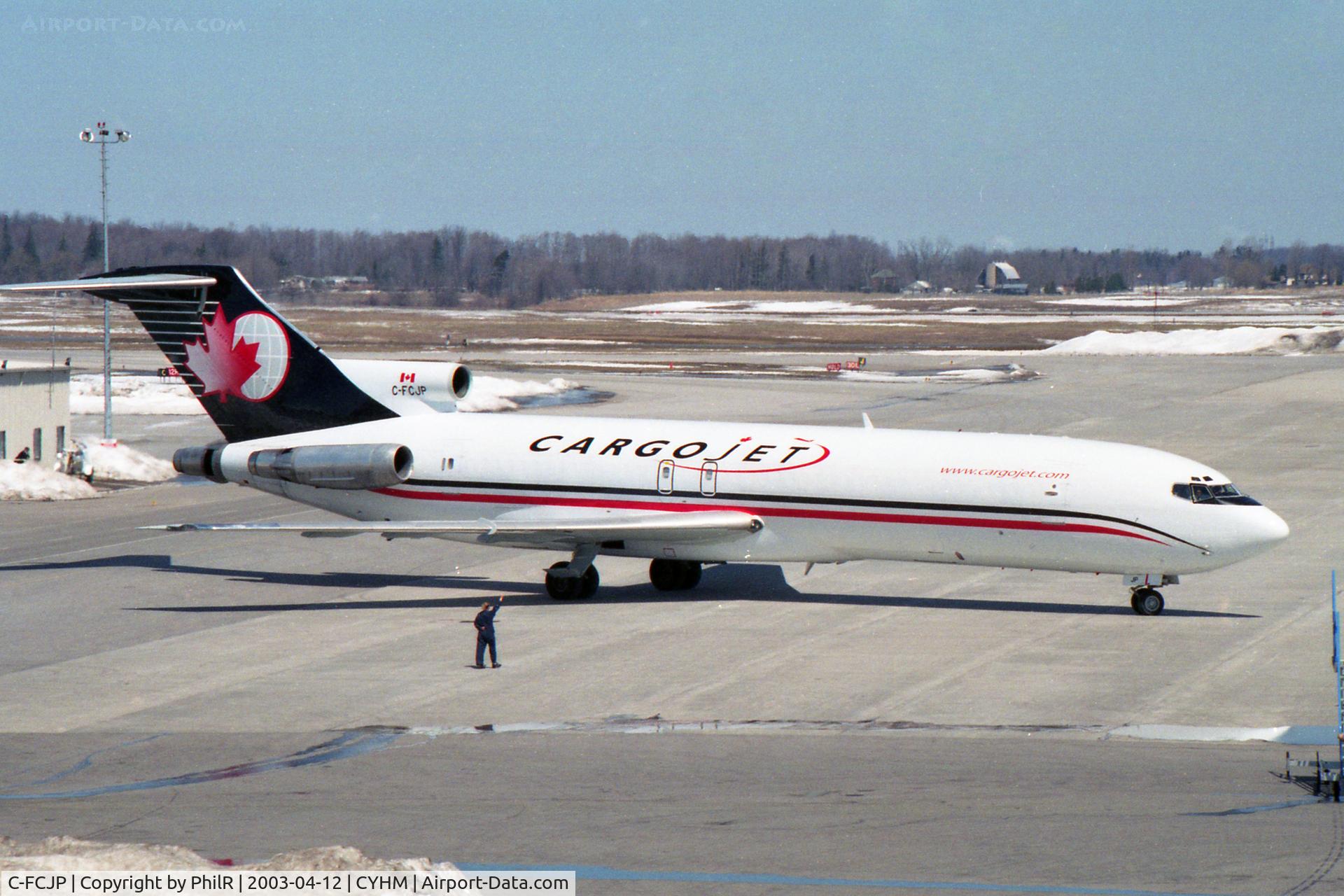 C-FCJP, 1980 Boeing 727-223F, c/n 22012 l/n 1655, C-FCJP 1980 B727-200F Cargo Jet Hamilton 
