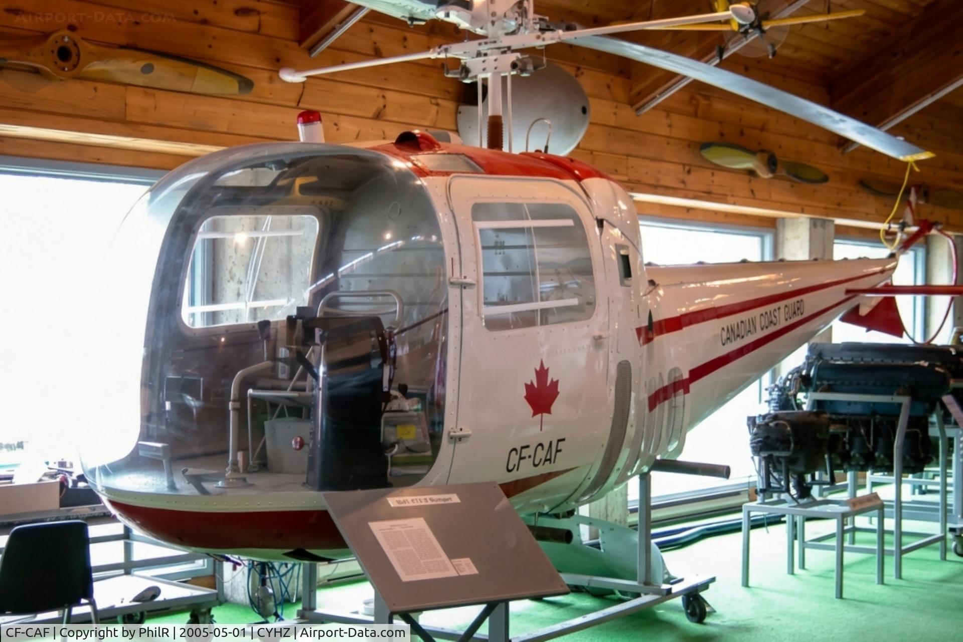 CF-CAF, Bell 47J-2 Ranger, c/n 1827, CF-CAF Bell 47J-2 Canadian Coast Guard Atlantic Canada Avn 
